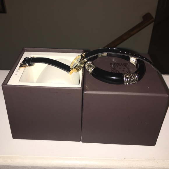 Anne Klein watch & bracelet set