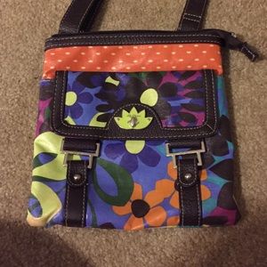 Lily bloom small cross body purse.
