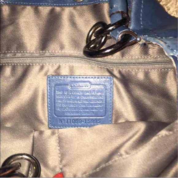 Authentic leather coach bag - Picture 2 of 3