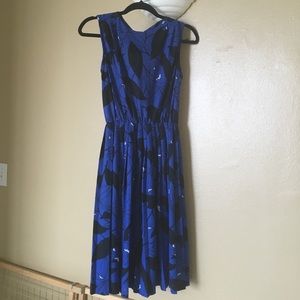 Flower print MIDI dress New.