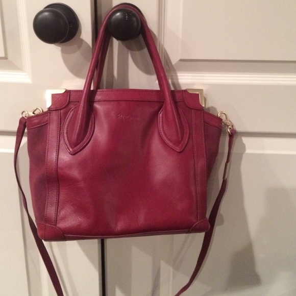 Foley & Corinna cranberry purse