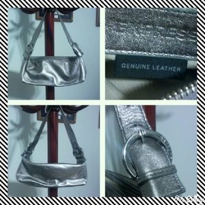 Express silver mini bag