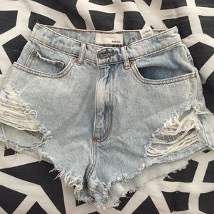 High waist shorts