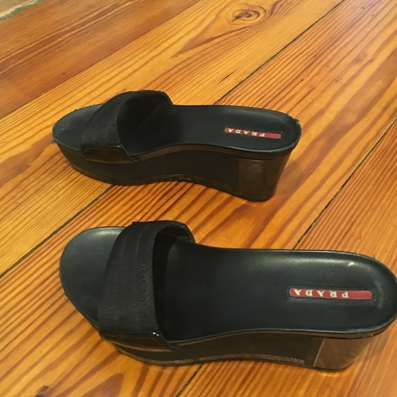 Prada Shoes - Prada Sport wedges