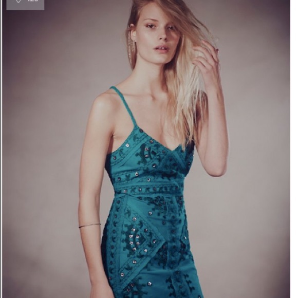 Free people black magic mirror bodycon