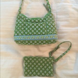 Vera Bradley bag with matching wallet