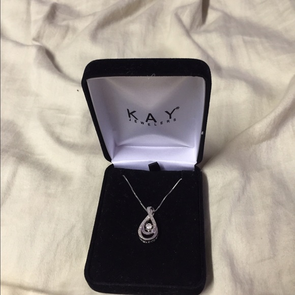 Kay Jewelers Diamond Sterling Silver Necklace