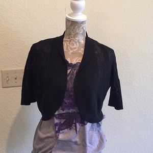 Short sleeve lightweight cardigan