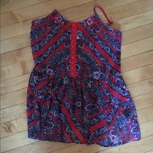 Sheer Tank Topped Blouse