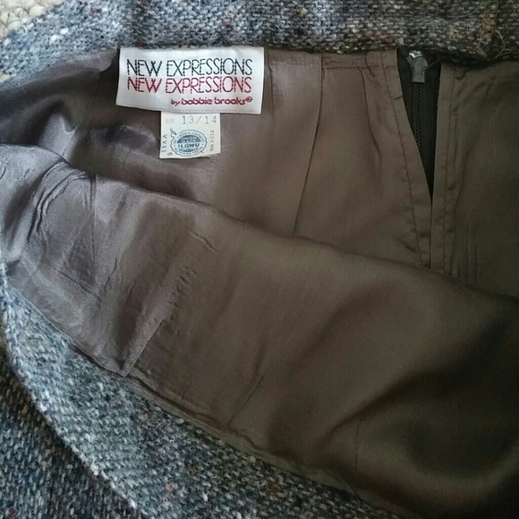 Vintage Tweed Skirt-Closet Closing March 31st - Picture 3 of 3