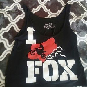 Fox crop top(: