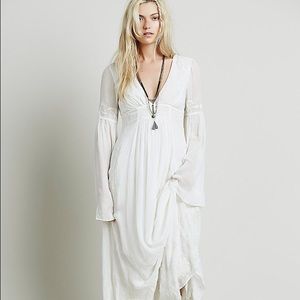 Free people summer love dress white size small