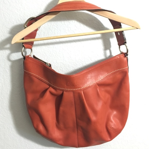 💕 Large COACH Rust Hobo Bag