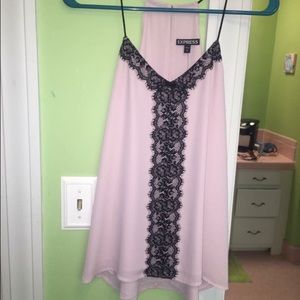 Express light pink tank top