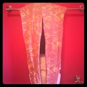 Threads 4 Thought Coral and Peach Tye Dye Leggings