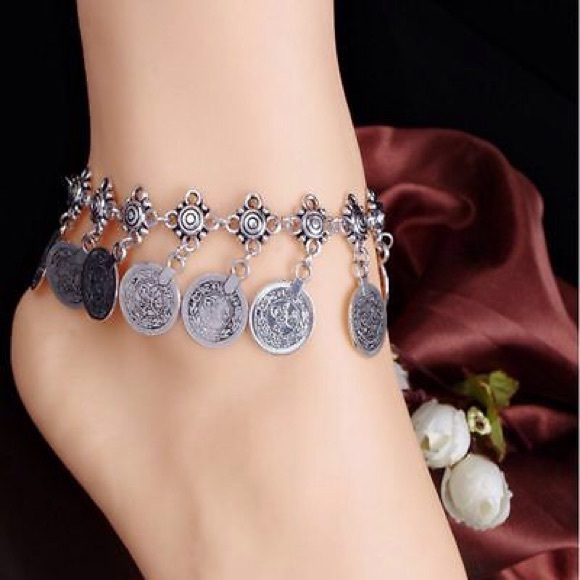 ✨SOLD in Bundle✨ Turkish Gold Coin Bracelet/Anklet - Picture 4 of 4