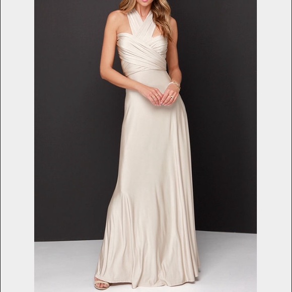 Lulu's Multiway Dress - Champagne 🌸