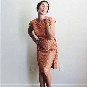 Vintage 1950s Lace Cocktail Dress