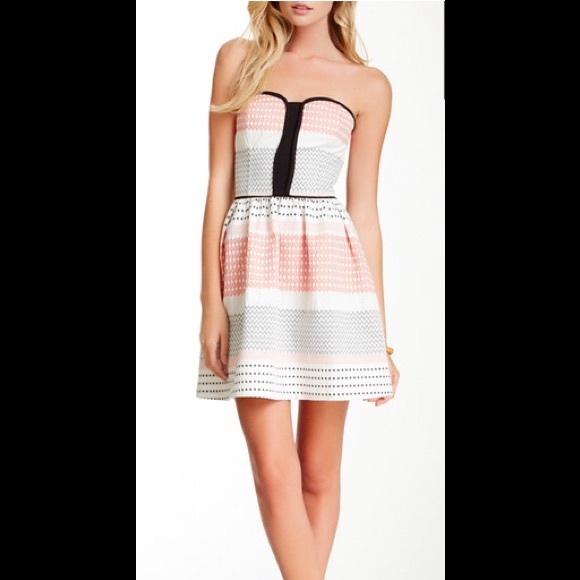 Ella Moss - Zan Striped Strapless Dress