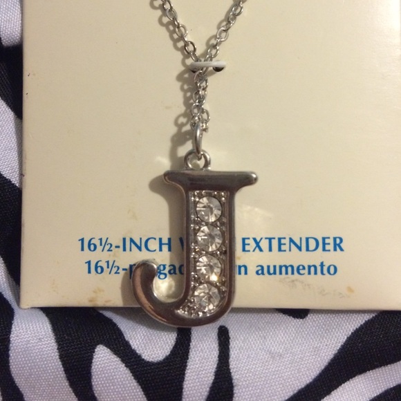 BRAND NEW letter "J" necklace