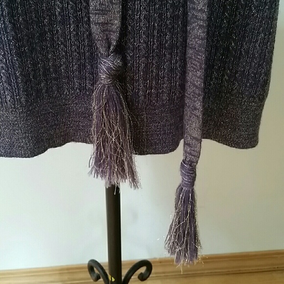 SOLD NANETTE LEPORE purple sweater dress M - Picture 3 of 4