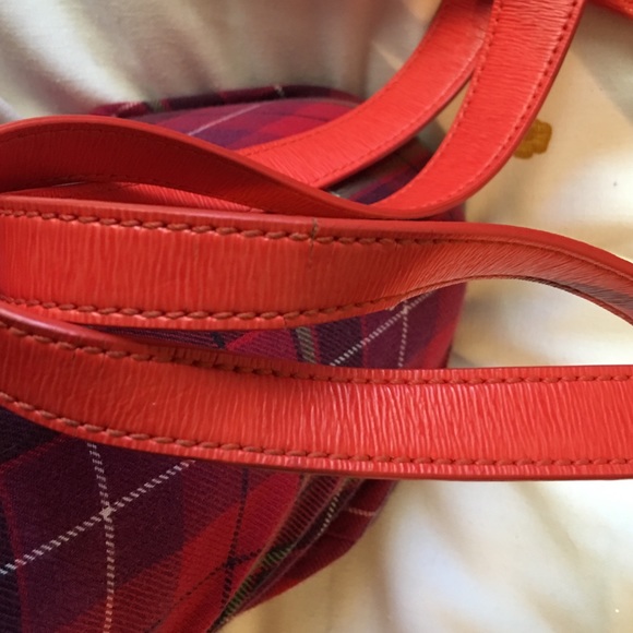 Beautiful hot orange Ralph Lauren tote - Picture 4 of 4