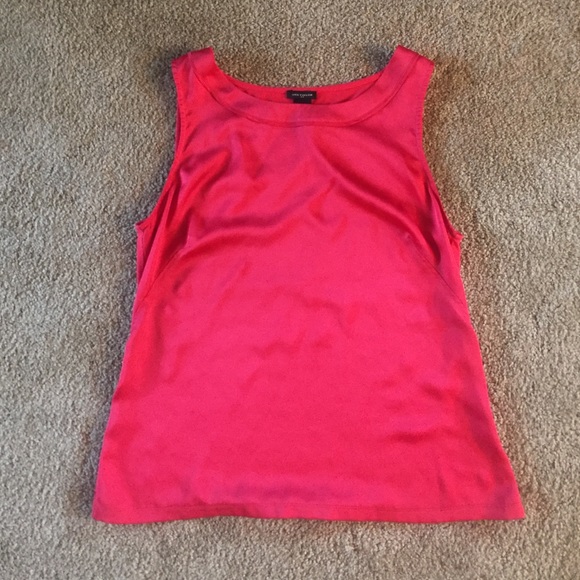 Ann Taylor Pink Sleeveless Blouse