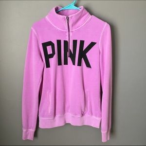 VS PINK 1/4 Zip Sweatshirt