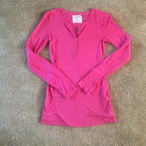 H&M Pink Long-sleeved Tee
