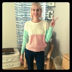 AA summer weight sweater