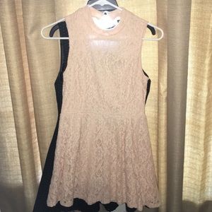 Cute mini pink dress