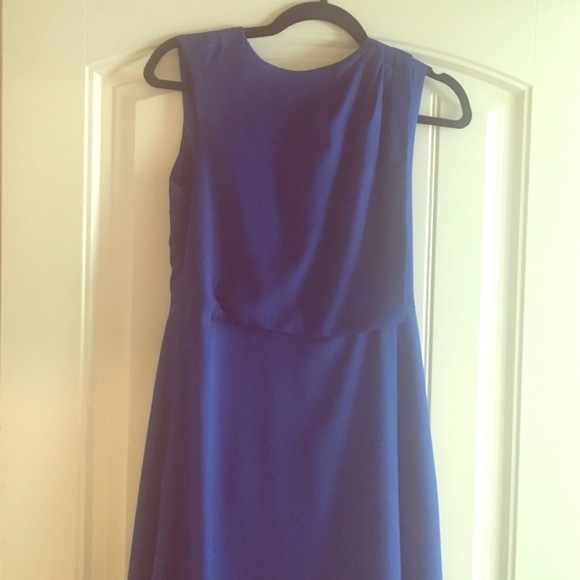 Royal blue Vince Camuto flutter dress
