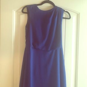 Royal blue Vince Camuto flutter dress