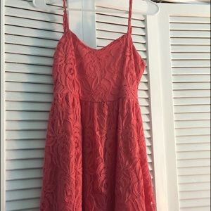 Coral dress