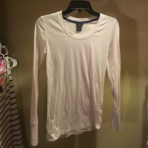 White Long Sleeve Fitted Shirt