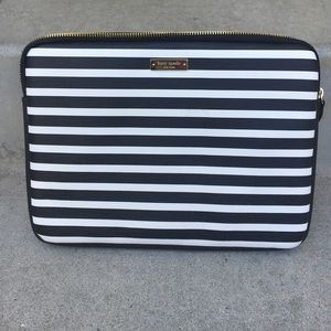 Kate spade striped laptop case