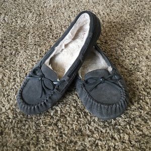Dark Grey Mocassins