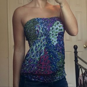 Multicolor Tube Top