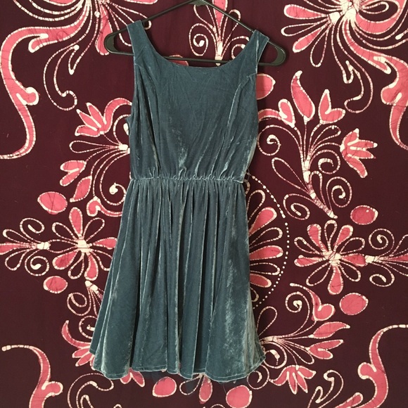 Velvet Mini Dress - Picture 2 of 3