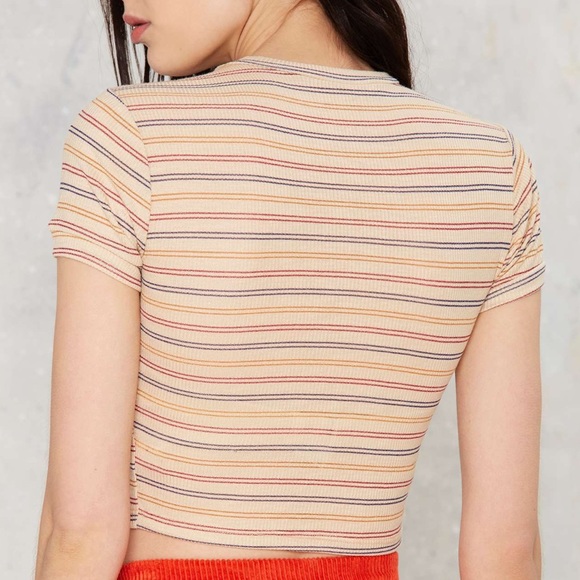 Nasty Gal Vintage Crop Tee - Picture 2 of 3