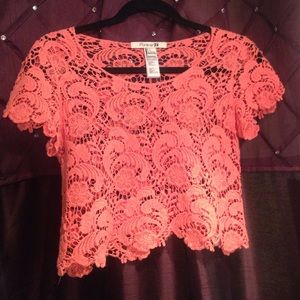 Forever 21 Lace Crop Top