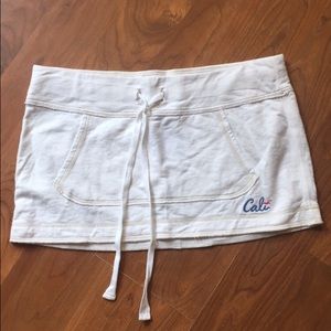 Hollister white skirt