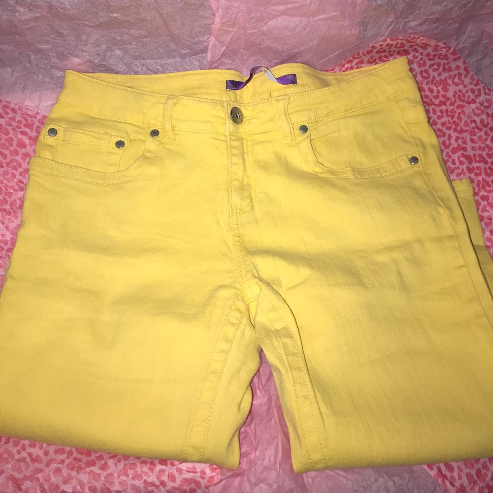 Yellow Colored Jeans