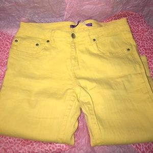 Yellow Colored Jeans