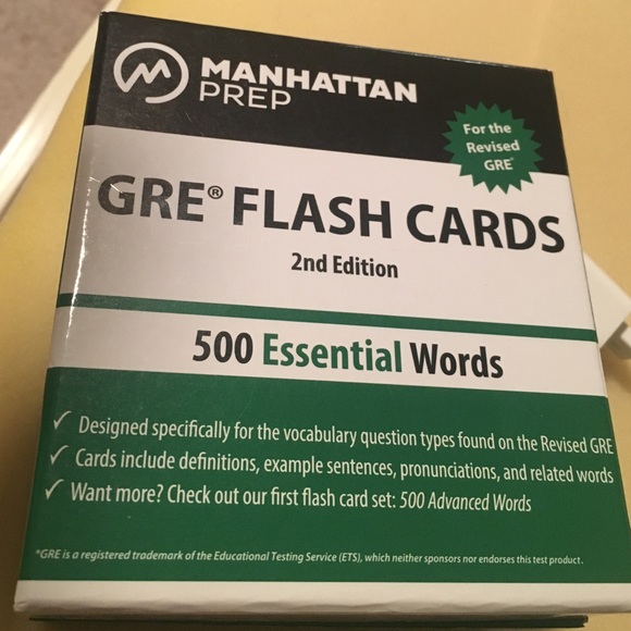 500 GRE vocabulary flash cards