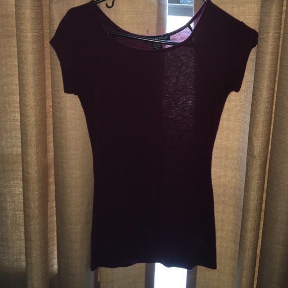 Plain maroon shirt