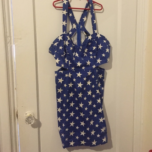 Nasty Gal Ark & Co Cut-Out Star Dress