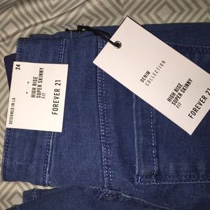 high rise super skinny fit jeans.