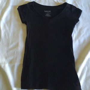 Black v-neck