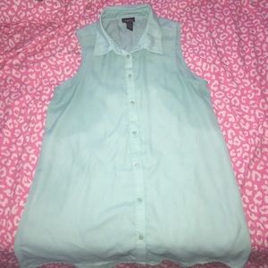 Mint button down
